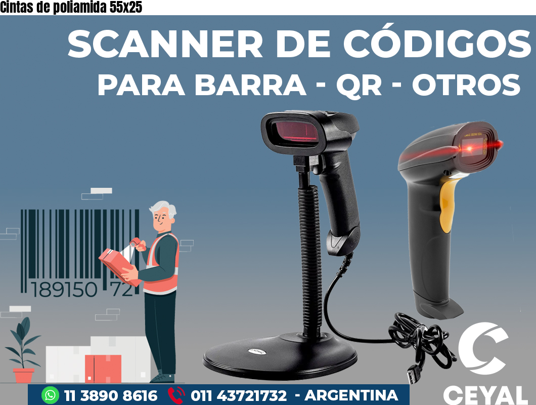 Cintas de poliamida 55x25