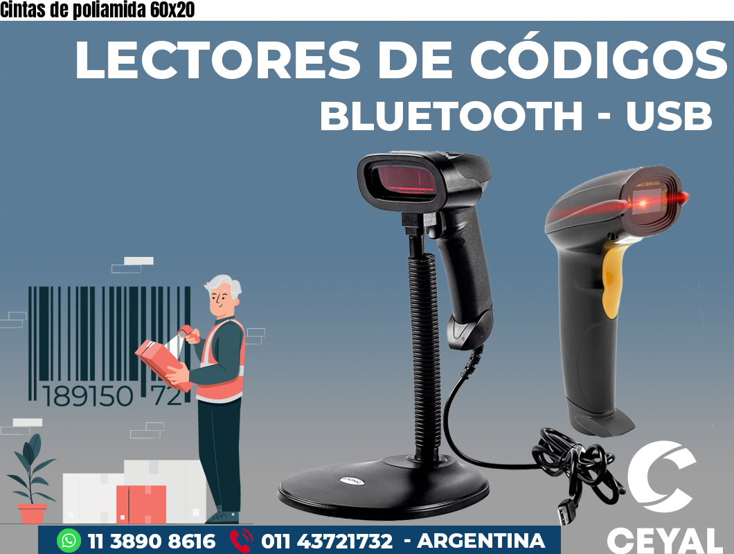 Cintas de poliamida 60x20