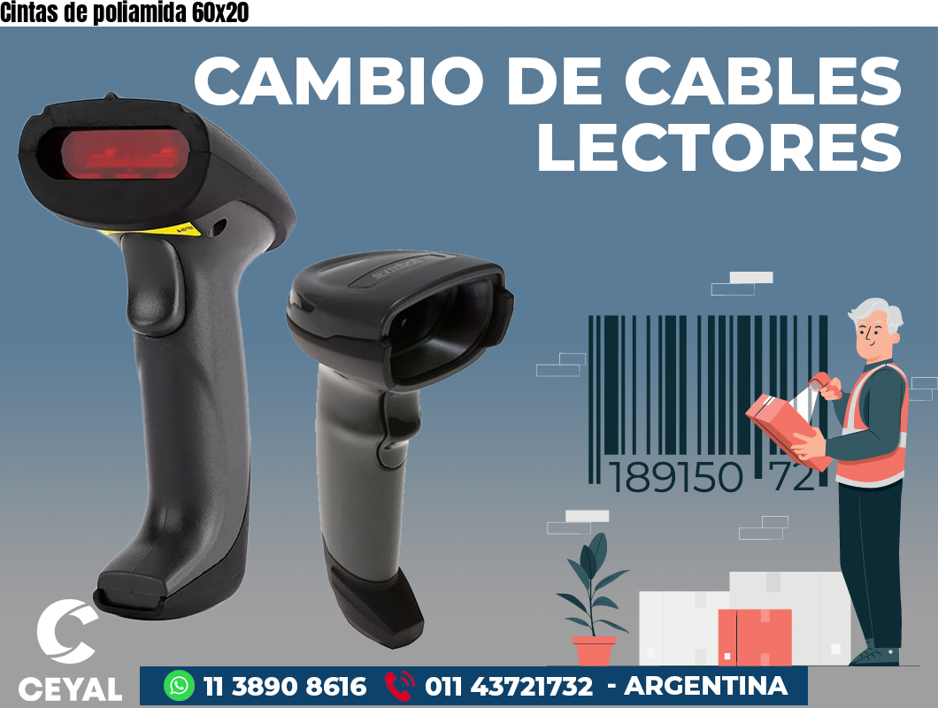 Cintas de poliamida 60x20