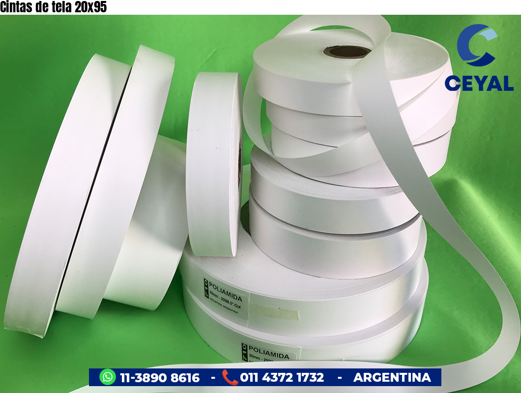 Cintas de tela 20x95