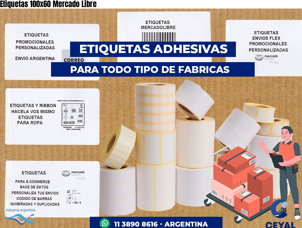 Etiquetas 100x60 Mercado Libre