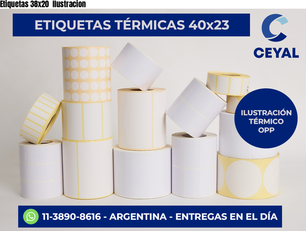 Etiquetas 38×20  Ilustracion