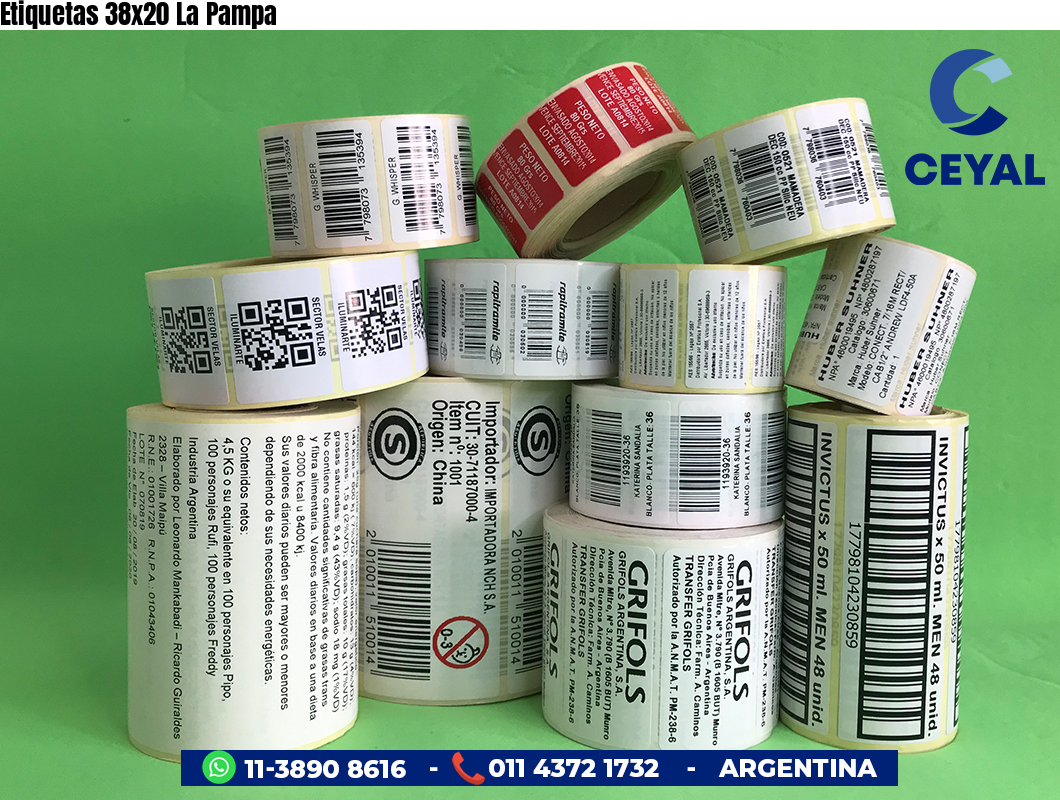 Etiquetas 38x20 La Pampa