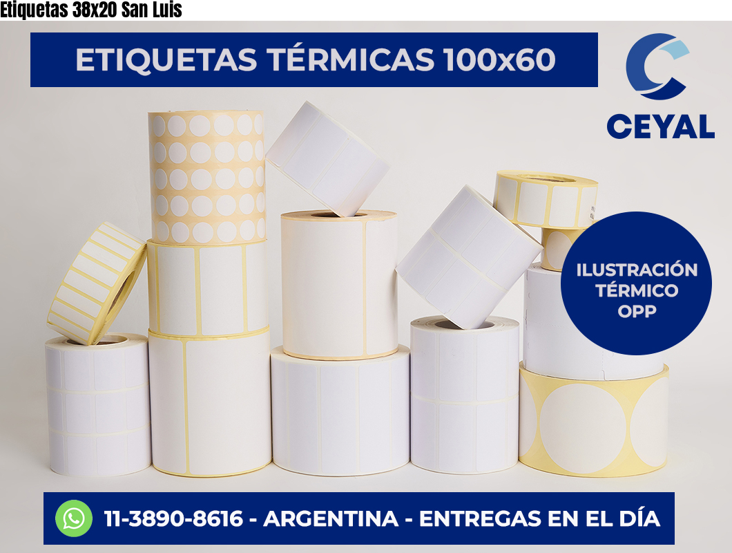 Etiquetas 38×20 San Luis