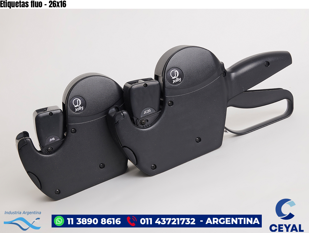 Etiquetas fluo – 26×16