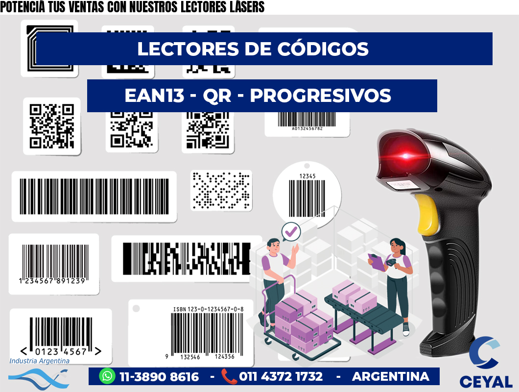 POTENCIÁ TUS VENTAS CON NUESTROS LECTORES LÁSERS