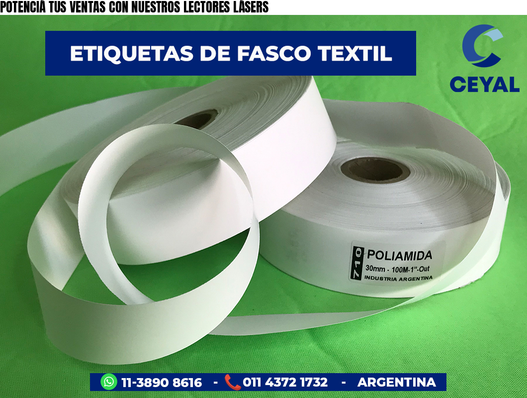 POTENCIÁ TUS VENTAS CON NUESTROS LECTORES LÁSERS