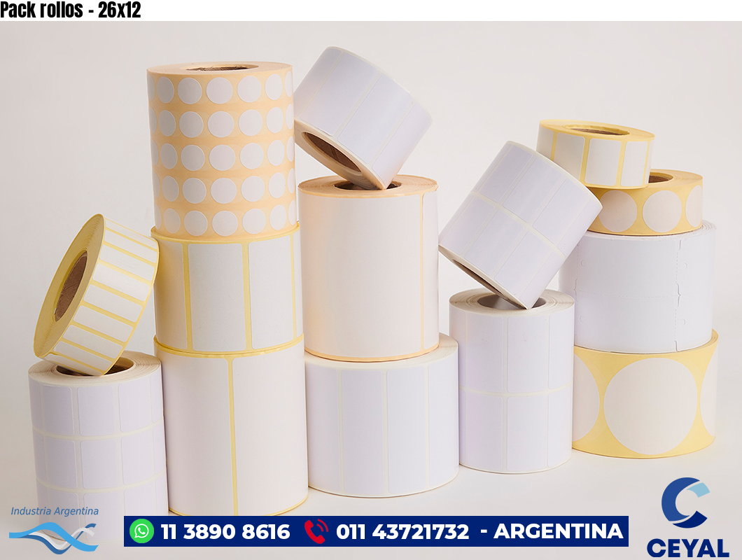 Pack rollos - 26x12