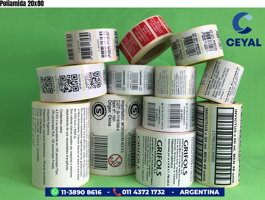 Poliamida 20x80
