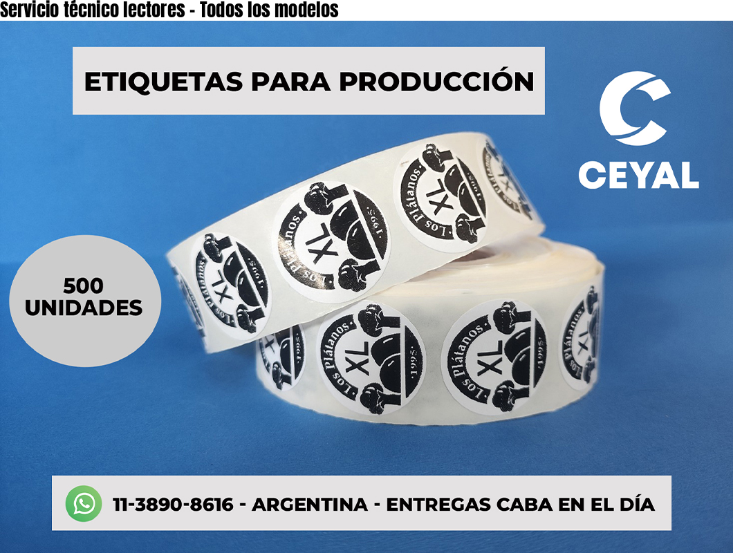 Servicio técnico lectores - Todos los modelos