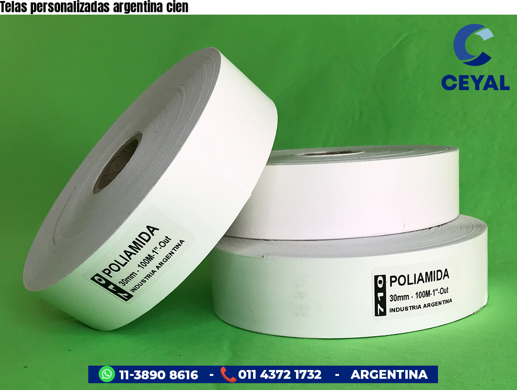 Telas personalizadas argentina cien