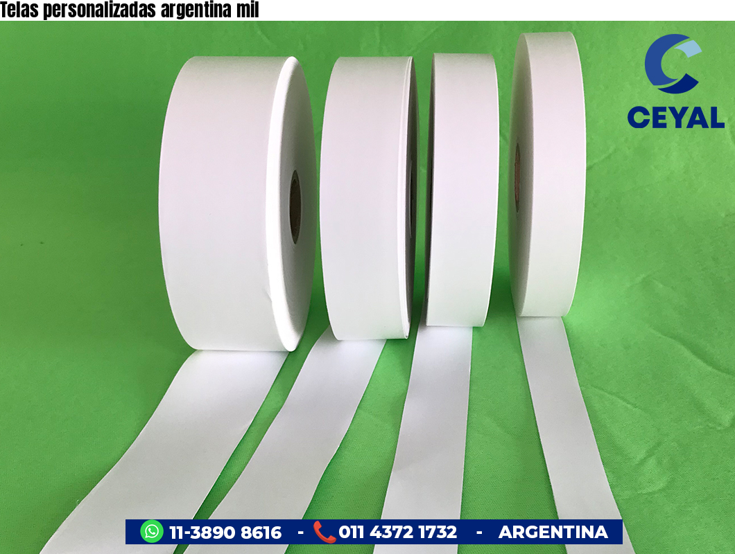 Telas personalizadas argentina mil