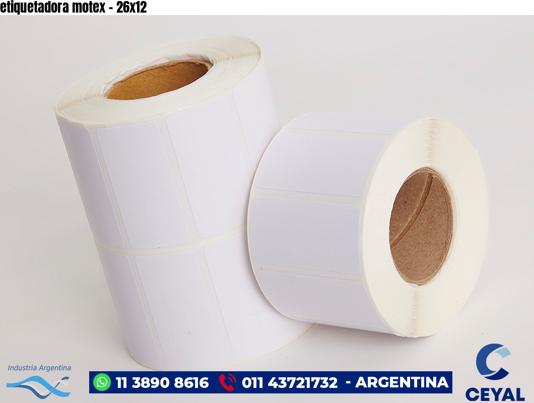 etiquetadora motex - 26x12