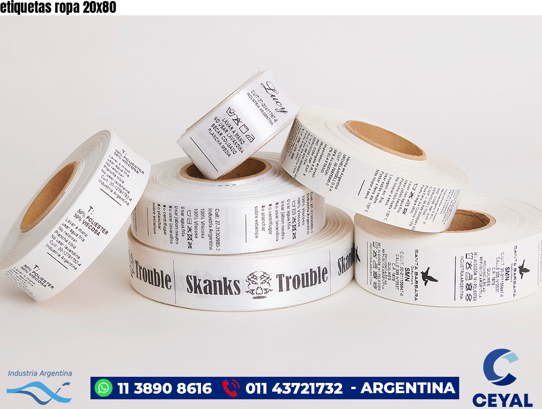 etiquetas ropa 20×80