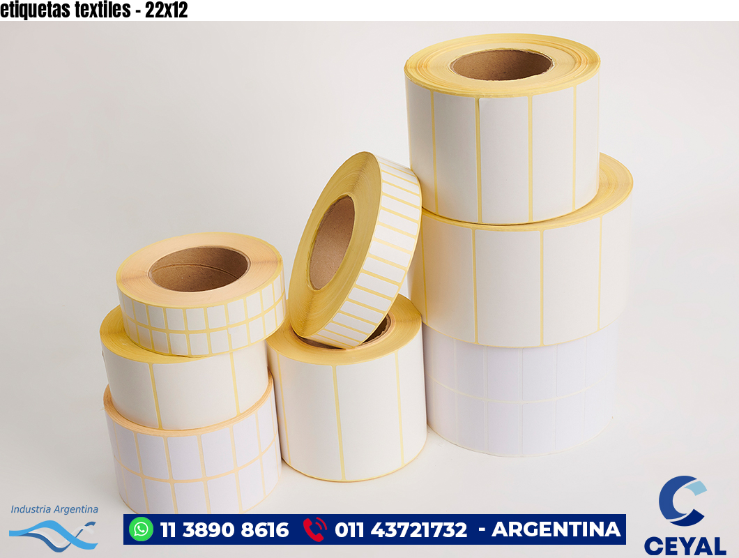 etiquetas textiles - 22x12