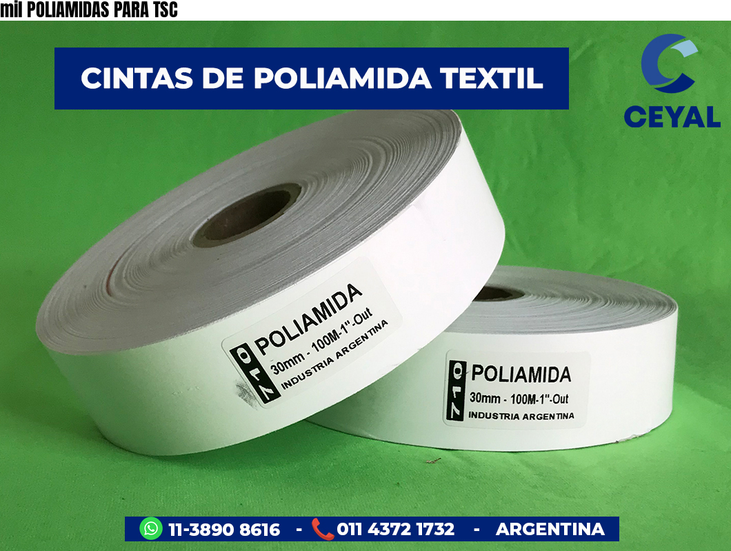 mil POLIAMIDAS PARA TSC