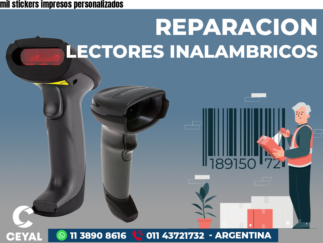 mil stickers impresos personalizados