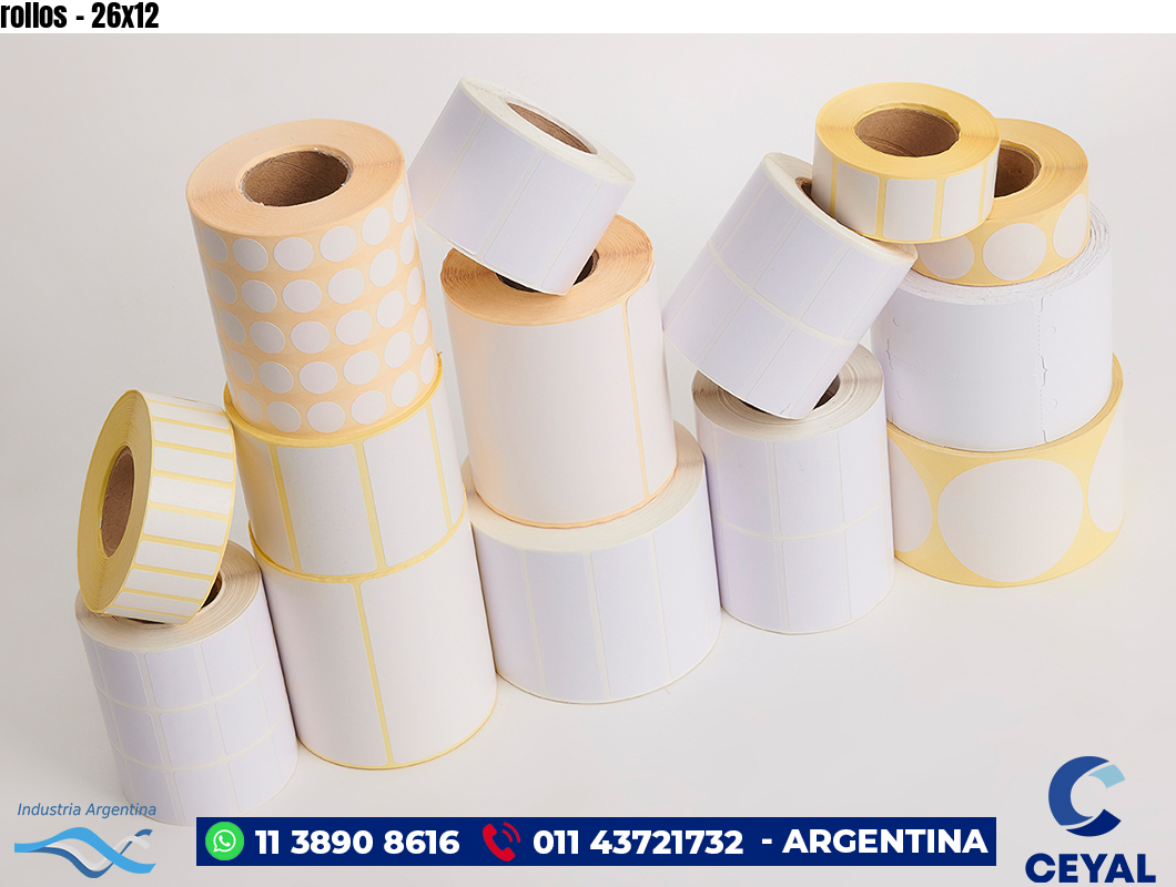 rollos - 26x12