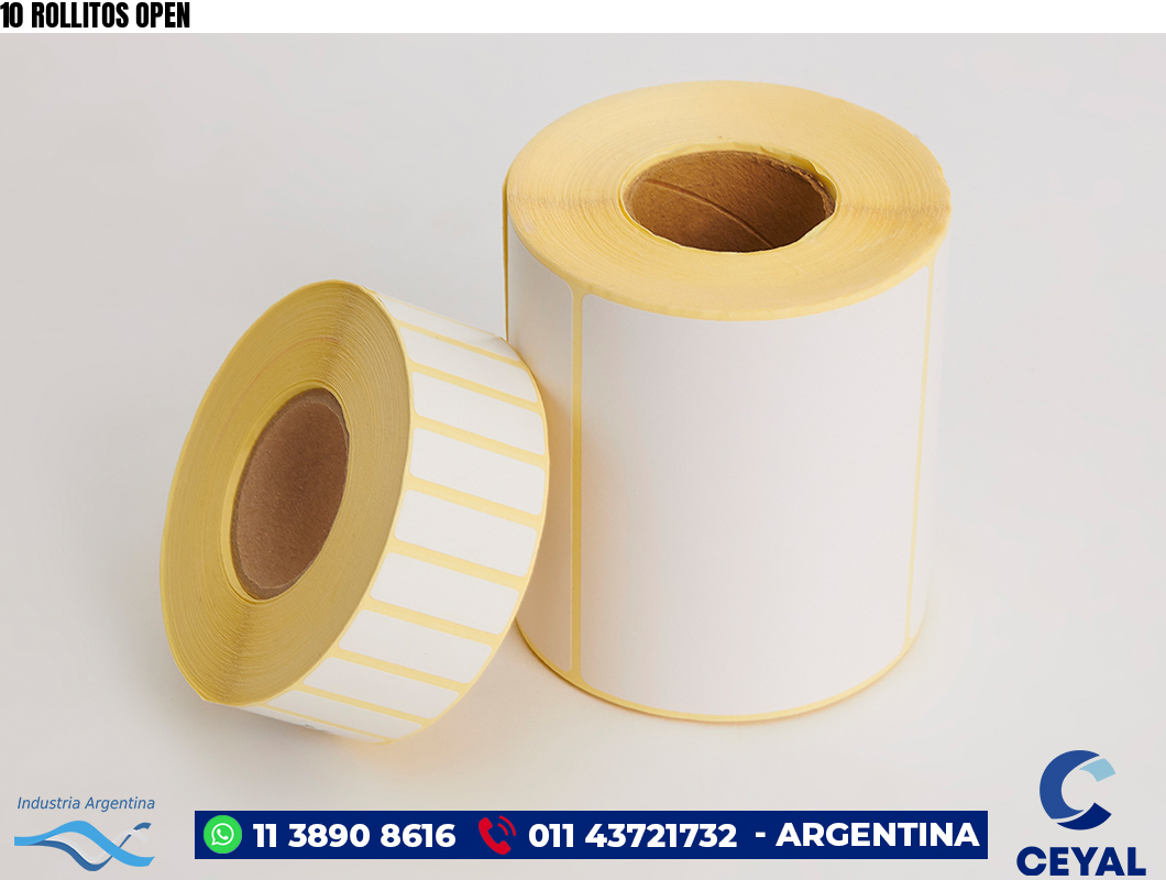 10 ROLLITOS OPEN
