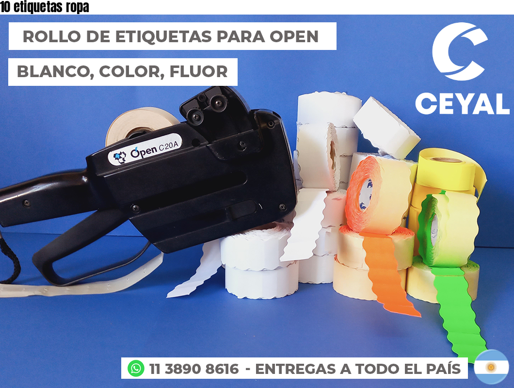 10 etiquetas ropa