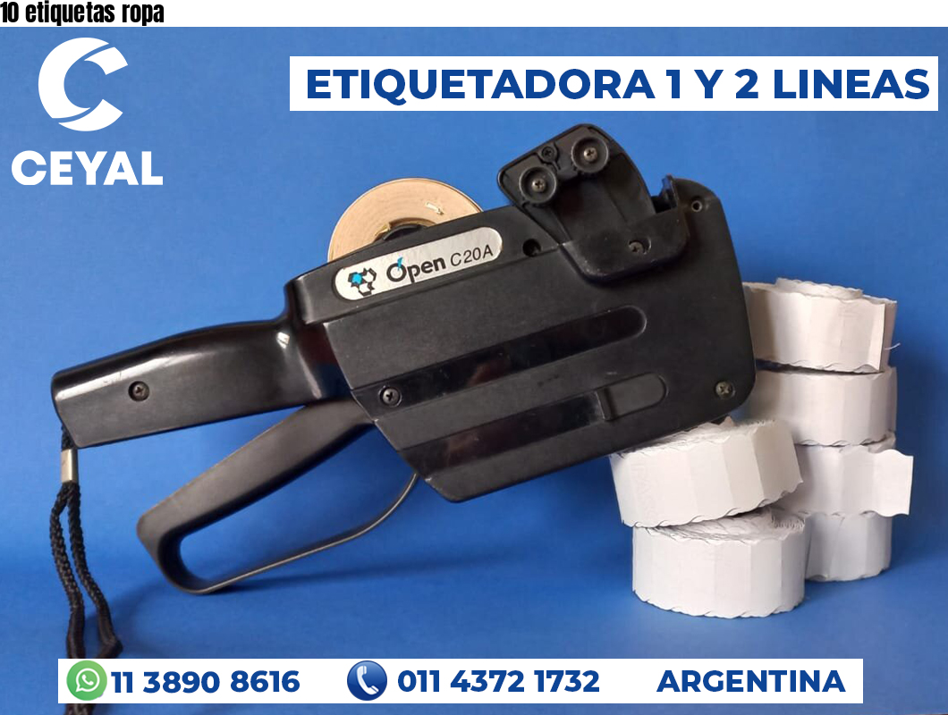 10 etiquetas ropa