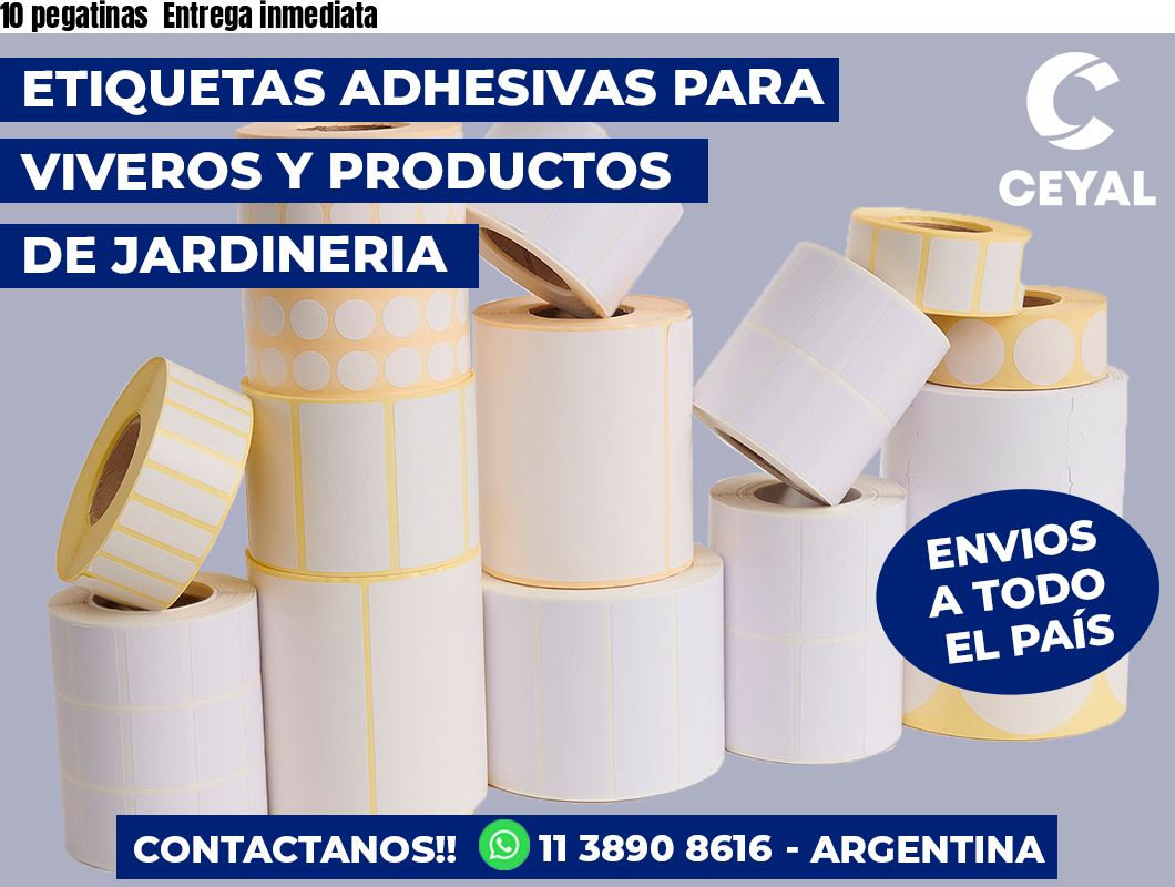 10 pegatinas  Entrega inmediata