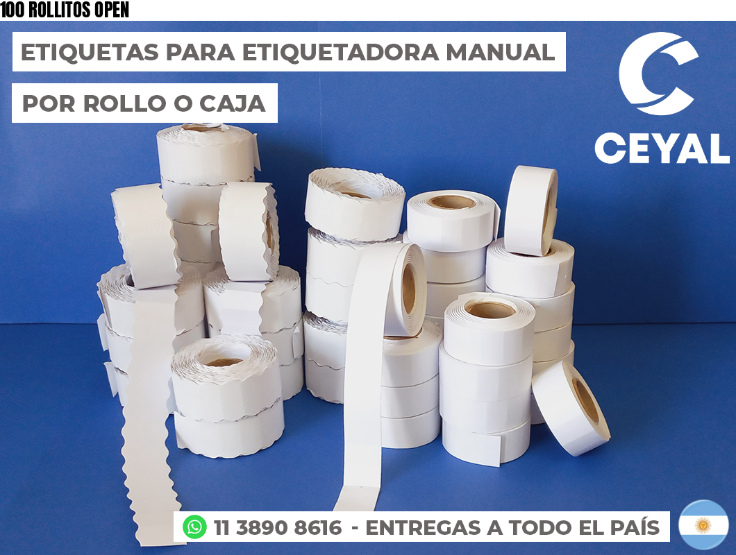 100 ROLLITOS OPEN