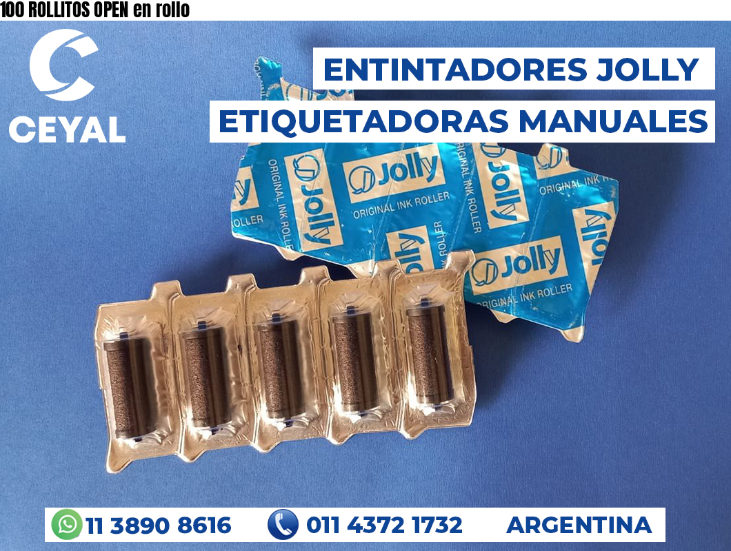 100 ROLLITOS OPEN en rollo