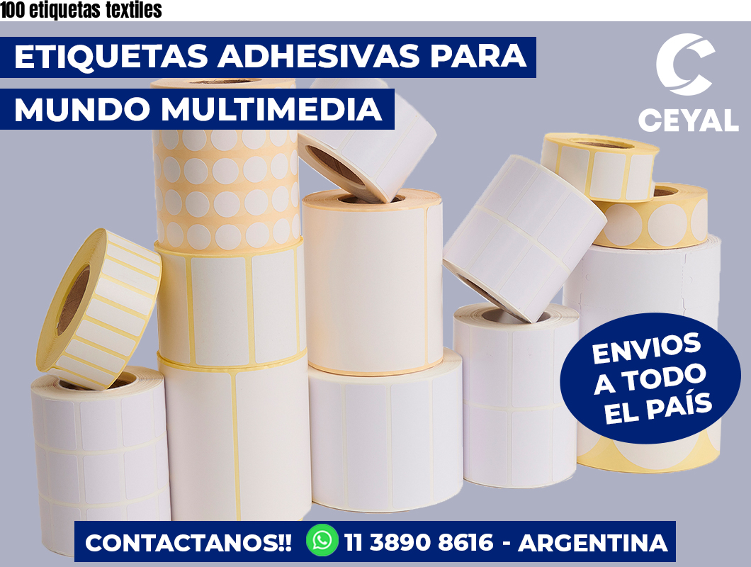 100 etiquetas textiles