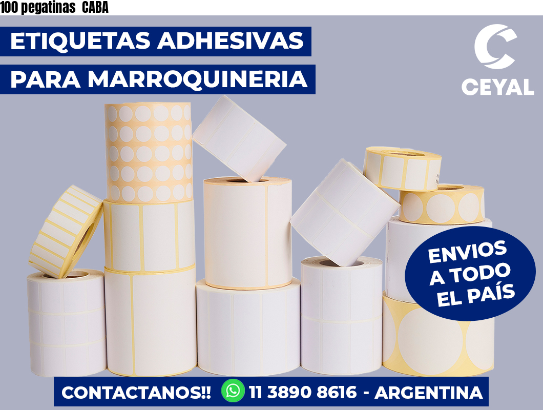 100 pegatinas  CABA