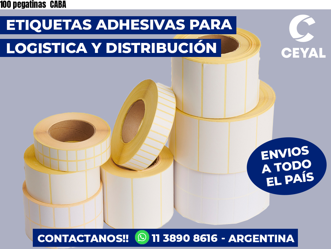 100 pegatinas CABA