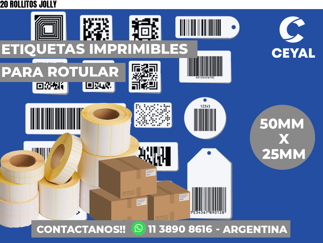 20 ROLLITOS JOLLY