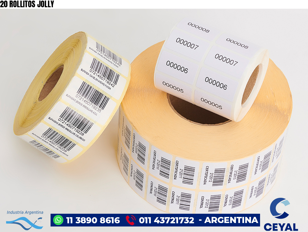 20 ROLLITOS JOLLY