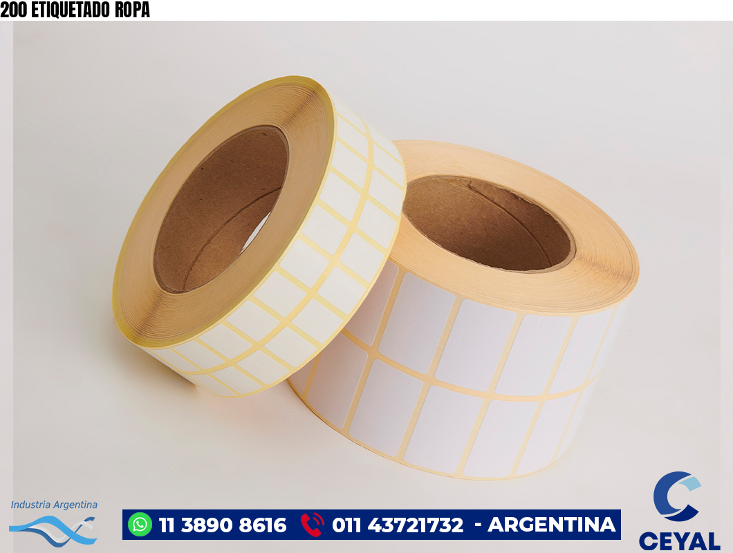 200 ETIQUETADO ROPA