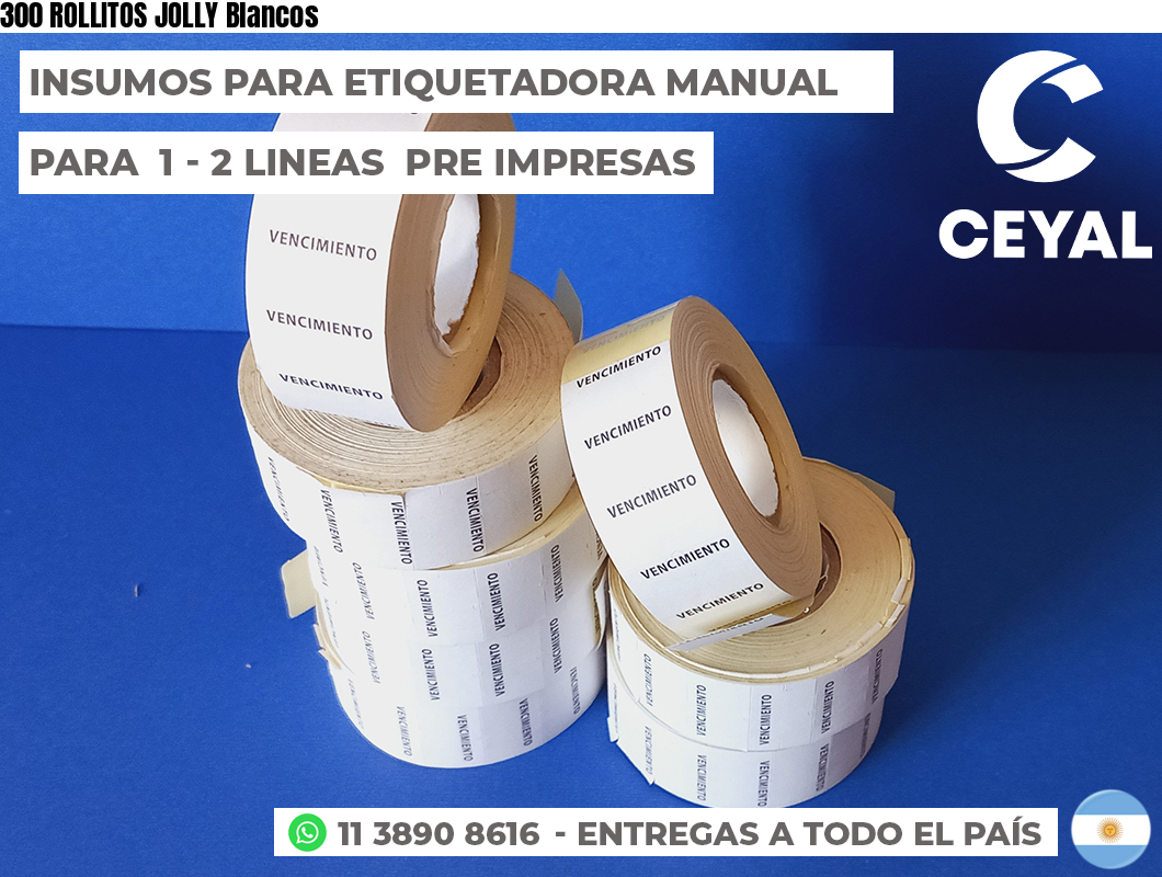 300 ROLLITOS JOLLY Blancos