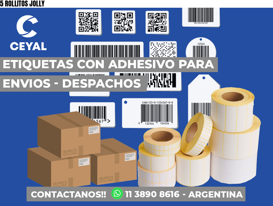 5 ROLLITOS JOLLY