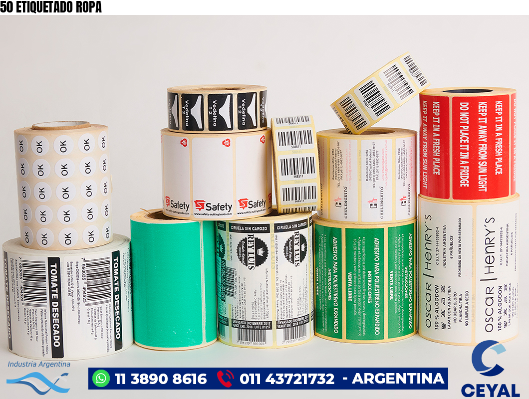 50 ETIQUETADO ROPA