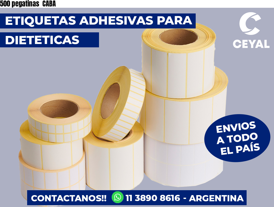500 pegatinas  CABA