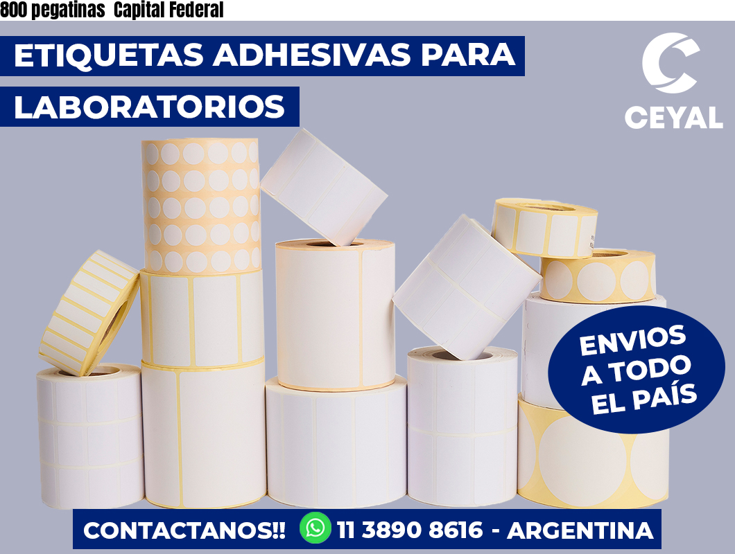 800 pegatinas  Capital Federal