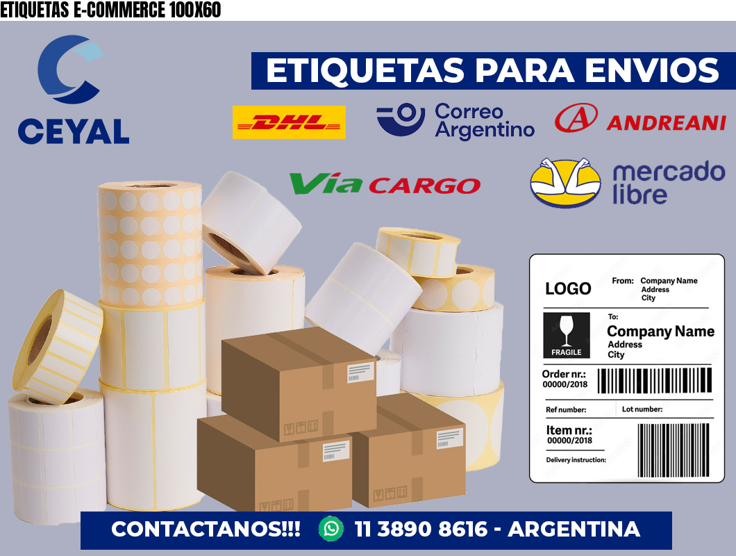 ETIQUETAS E-COMMERCE 100X60