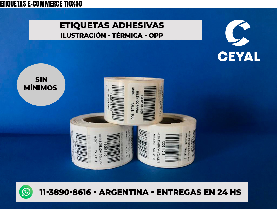 ETIQUETAS E-COMMERCE 110X50