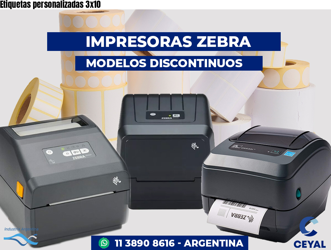 Etiquetas personalizadas 3x10