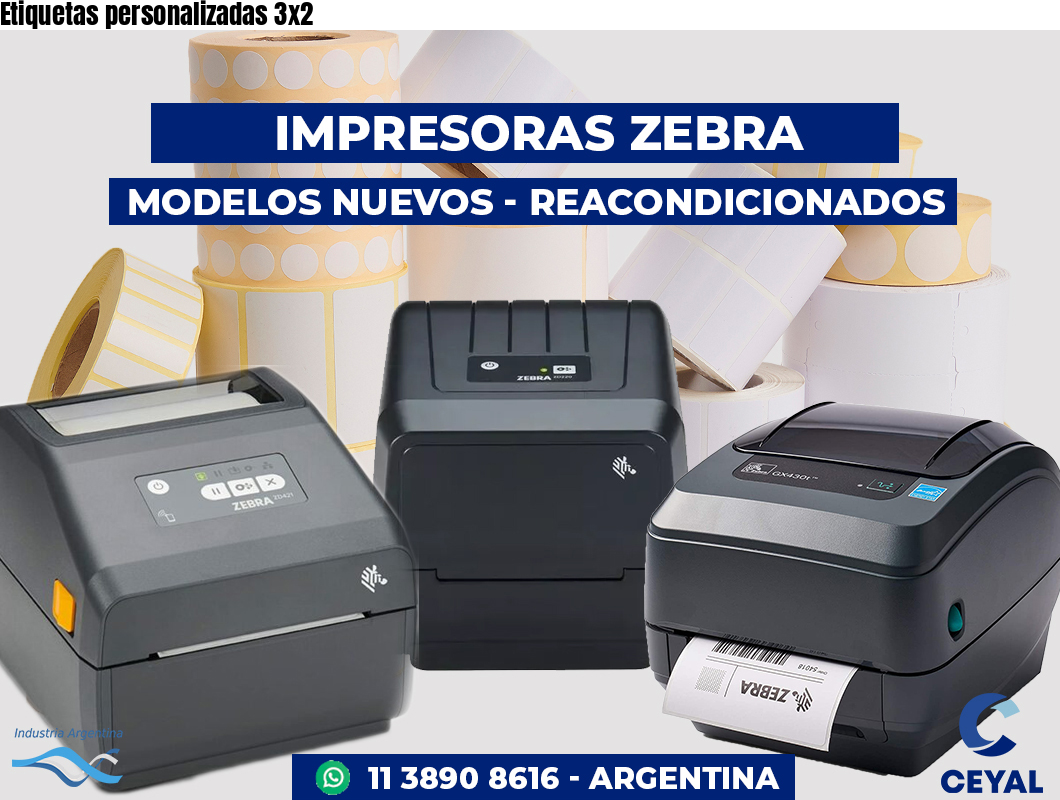 Etiquetas personalizadas 3x2