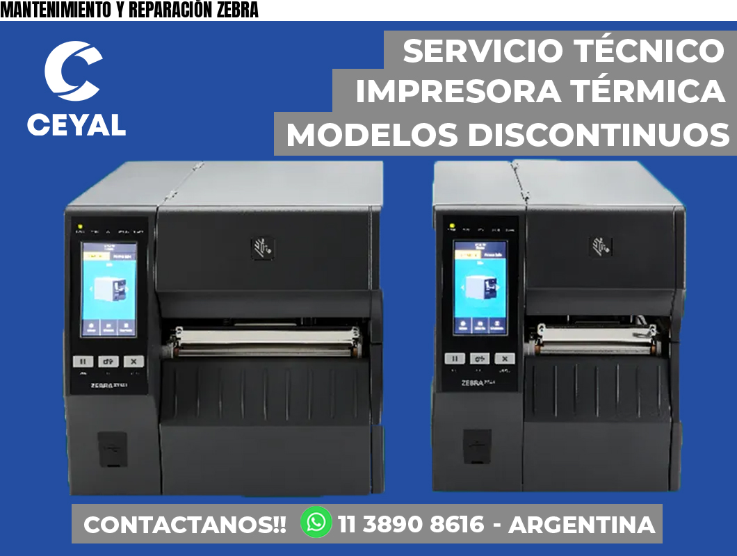 MANTENIMIENTO Y REPARACIÓN ZEBRA