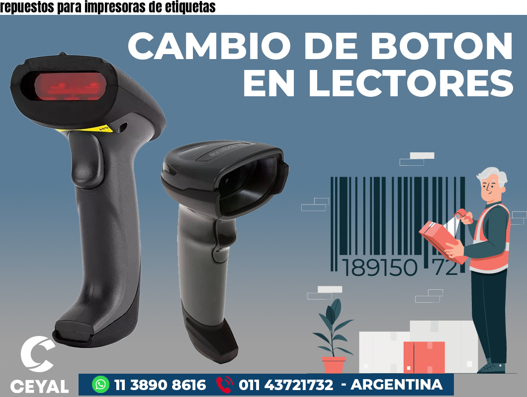 repuestos para impresoras de etiquetas