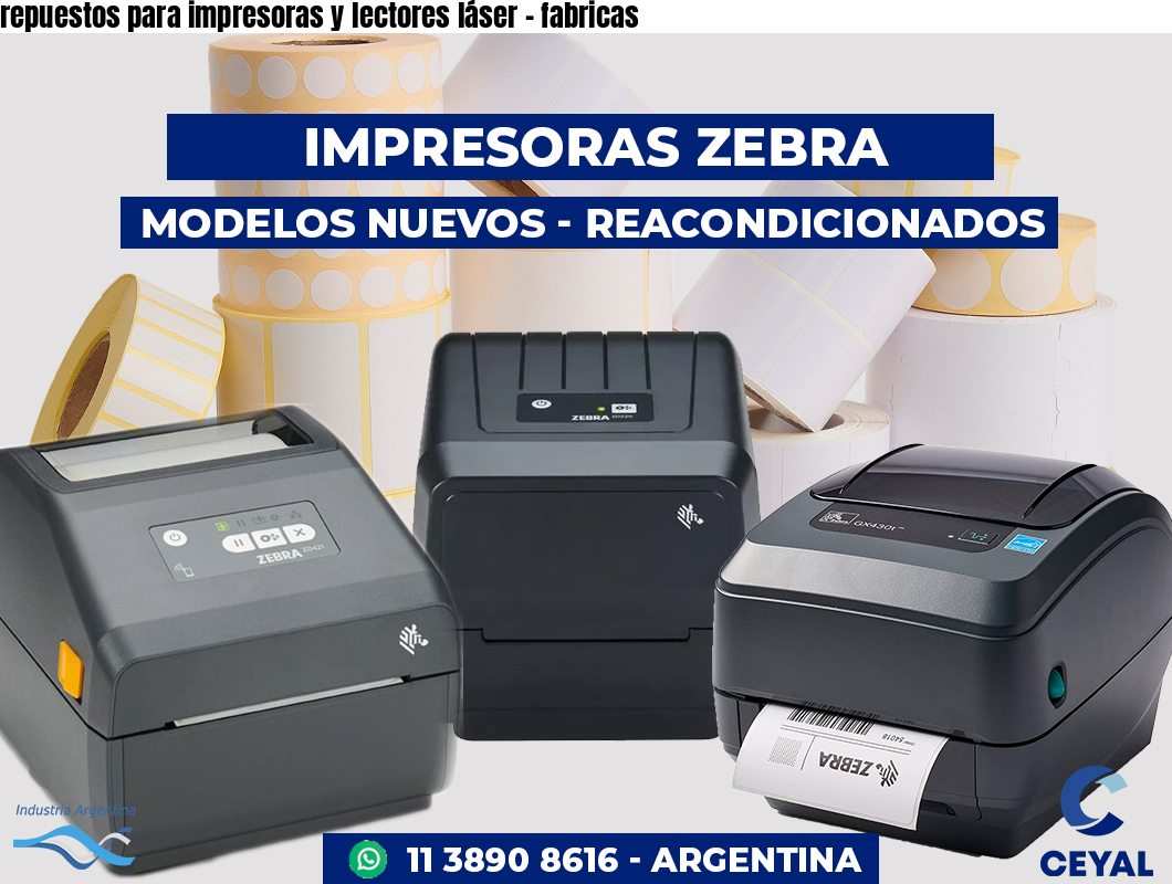 repuestos para impresoras y lectores láser - fabricas