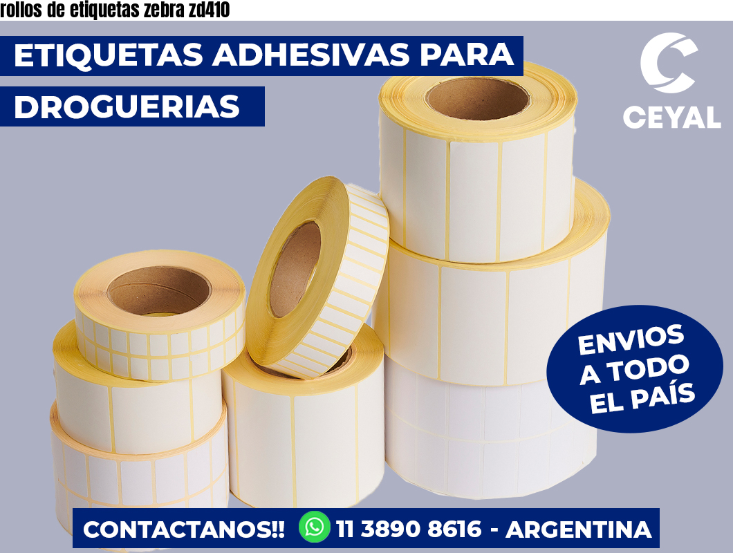 rollos de etiquetas zebra zd410