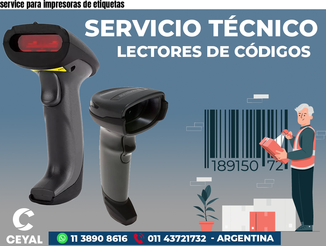 service para impresoras de etiquetas