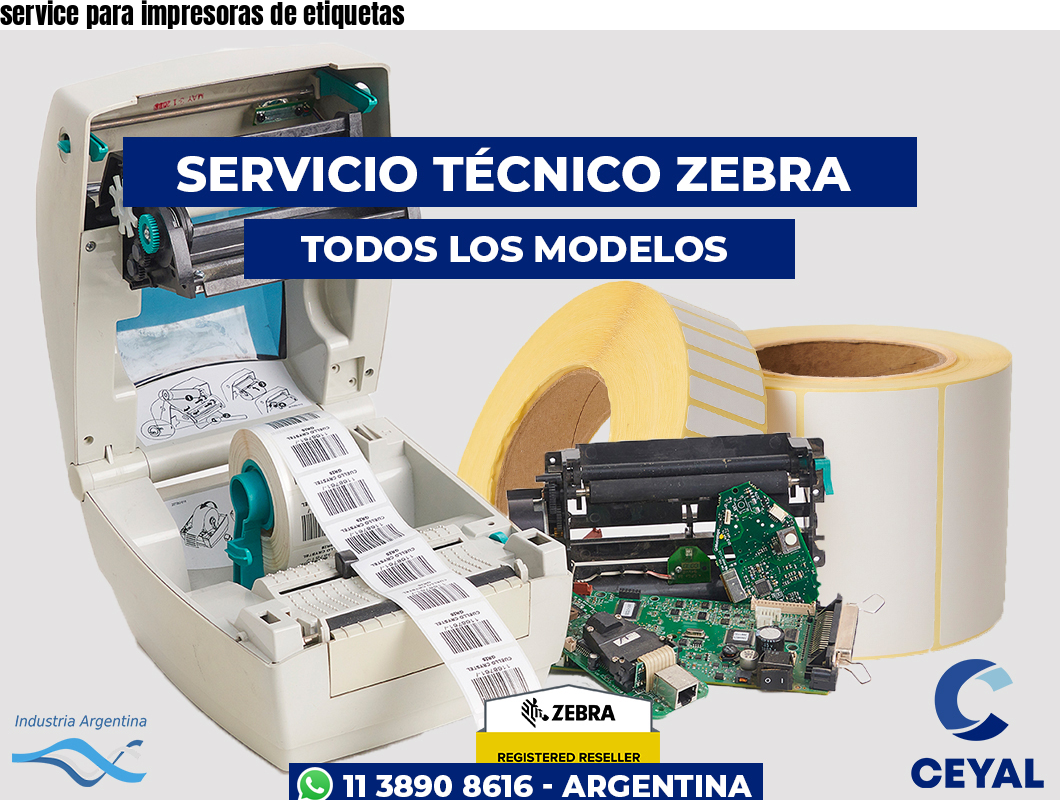 service para impresoras de etiquetas