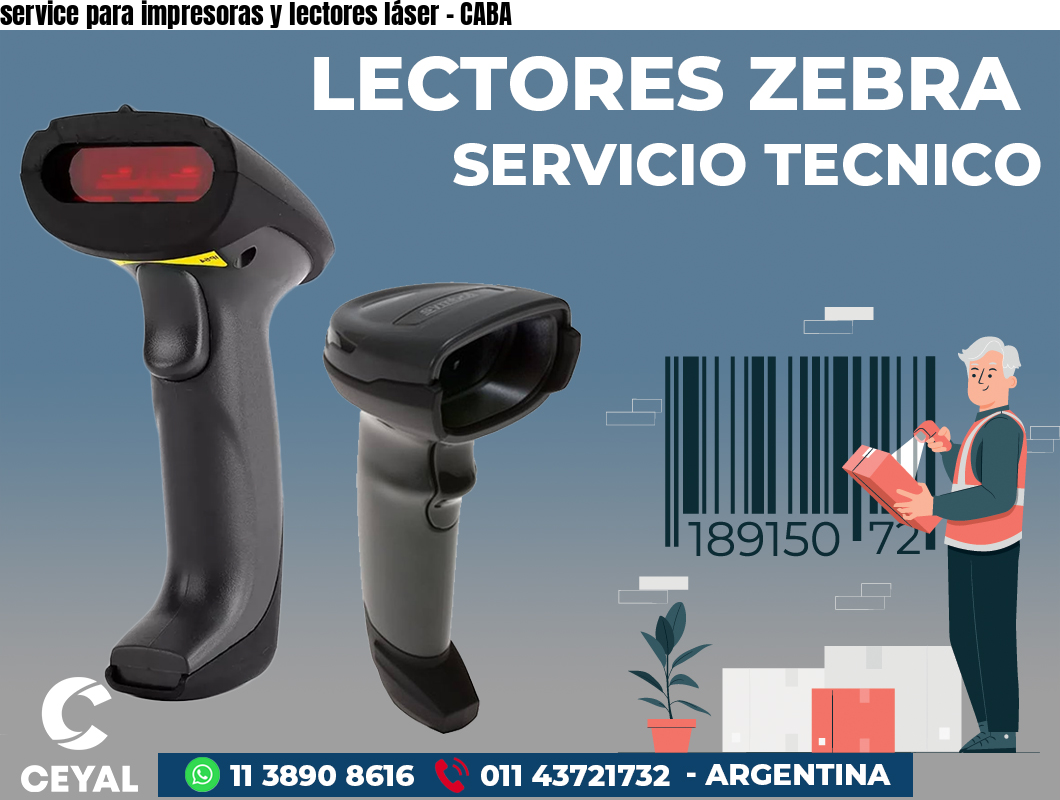 service para impresoras y lectores láser - CABA